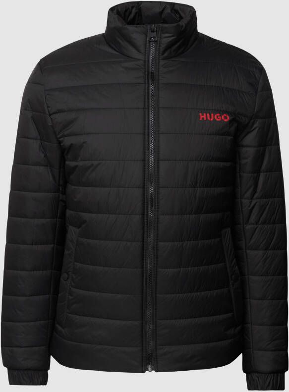 HUGO Gewatteerd jack met labelopschrift - Foto 2