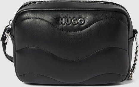 Hugo Boss Moderne minimalistische schoudertas Black Dames