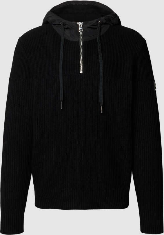 HUGO Hoodie met labelapplicatie model 'Shoobro'
