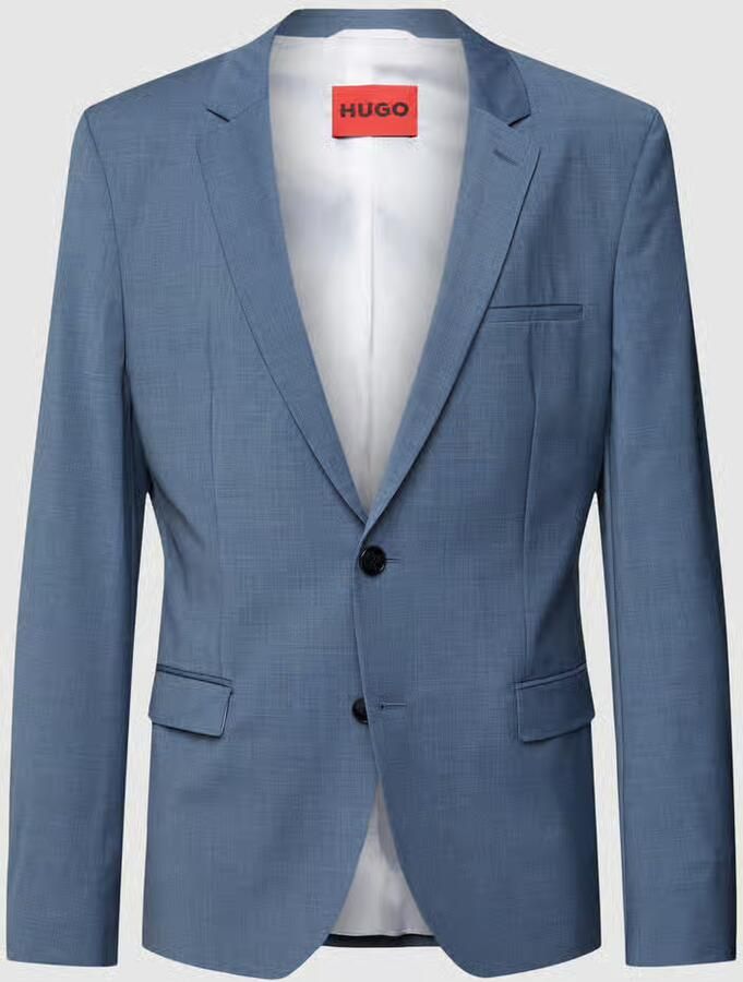 HUGO Extra slim fit colbert van scheerwolmix model 'Arti' - Foto 2