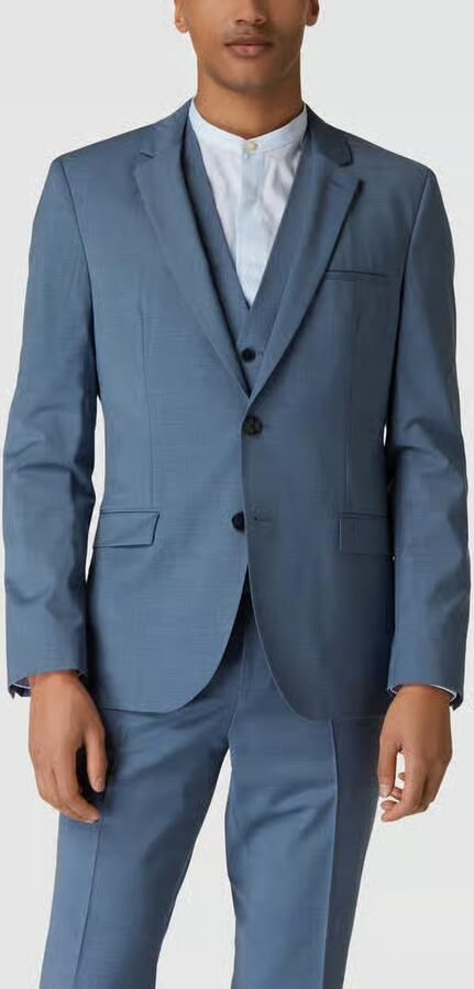 HUGO Extra slim fit colbert van scheerwolmix model 'Arti' - Foto 3