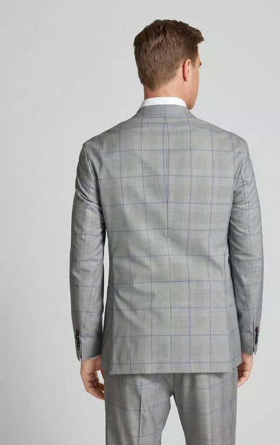 HUGO 2-knoops colbert van scheerwol met reverskraag model 'Kris'