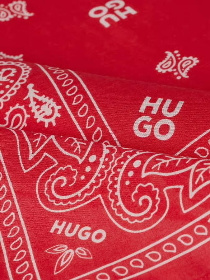 HUGO Bandana van puur katoen in set van 2 model '2BANDANA'
