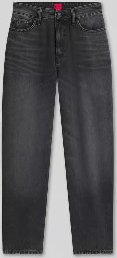 HUGO barrel fit jeans van puur katoen