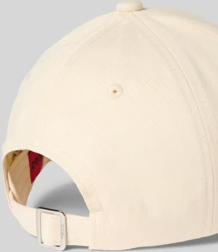 HUGO Baseballpet met labelstitching model 'Cara'