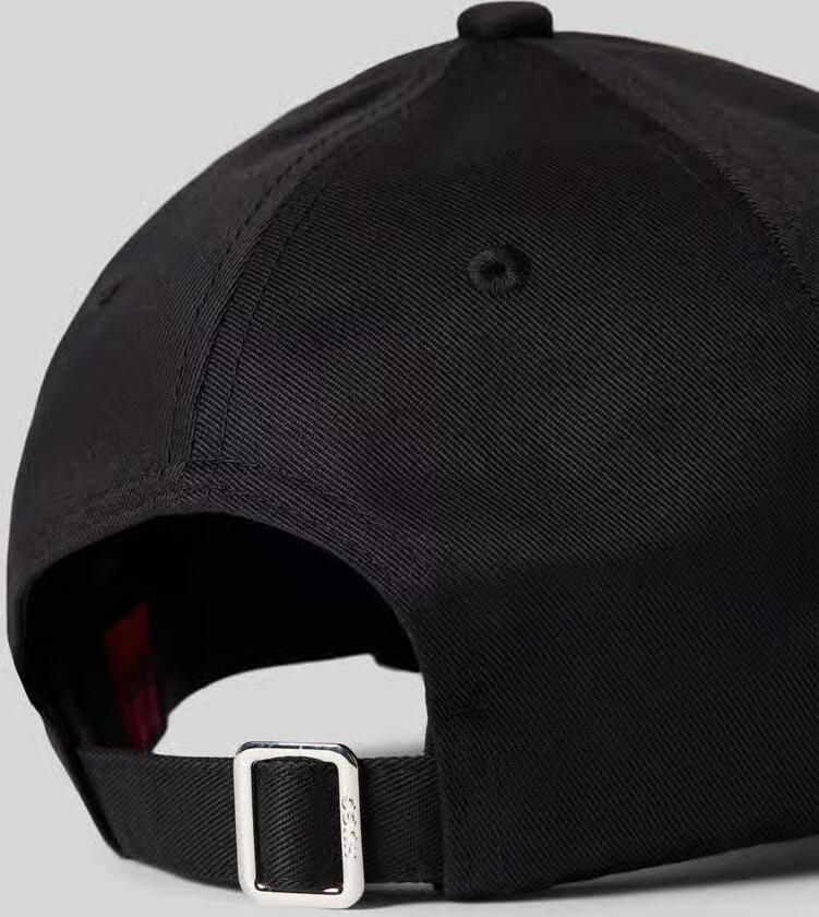 HUGO Baseballpet met labelstitching model 'Cara'