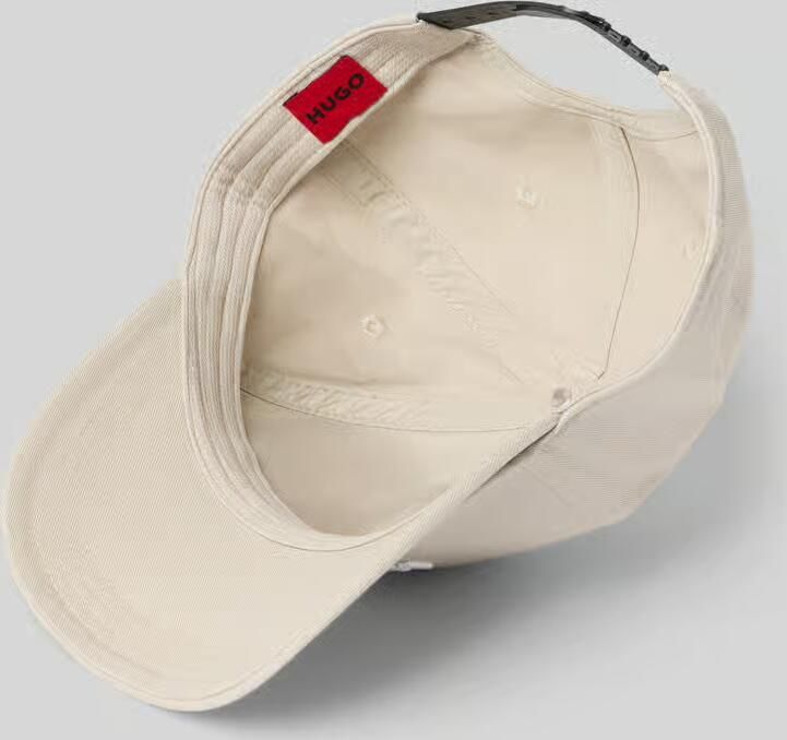 HUGO Baseballpet met labelstitching model 'Jude'