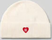 HUGO Beanie van scheerwolmix model 'SENTIALY_HAT'