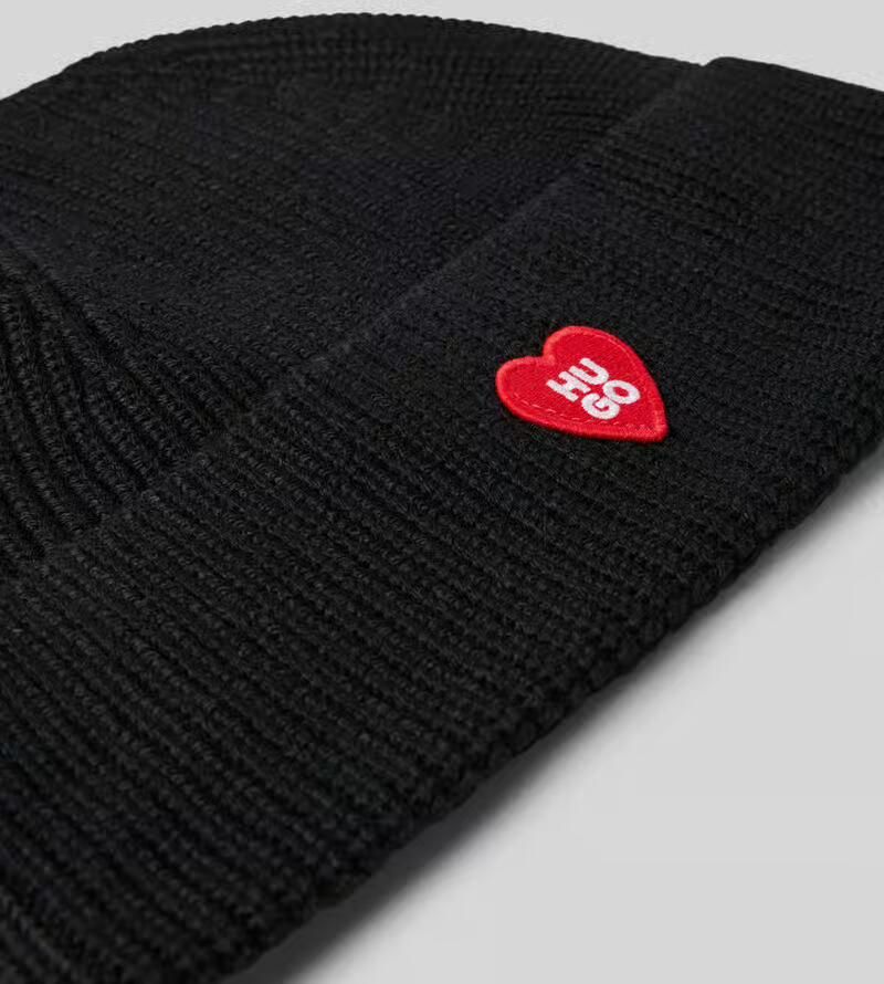 HUGO Beanie van scheerwolmix model 'SENTIALY_HAT' - Foto 2