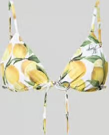HUGO Bikini-top met alloverprint model 'FANCY_TRIANGLE'