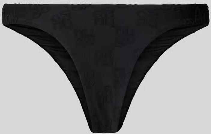 HUGO Bikinibroekje met label in reliëf model 'TERRY MONO' - Foto 2