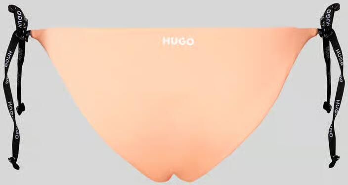 HUGO underwear Bikinibroekje PURE_SIDE TIE met contrastkleurige inzetten