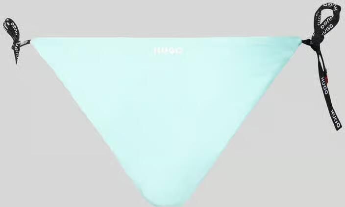 HUGO underwear Bikinibroekje PURE_SIDE TIE 10241961 01 met metalen logo-elementen