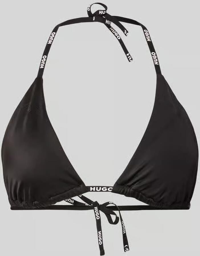 HUGO Bikinitop met logo-applicatie model 'PURE TRIANGLE' - Foto 2