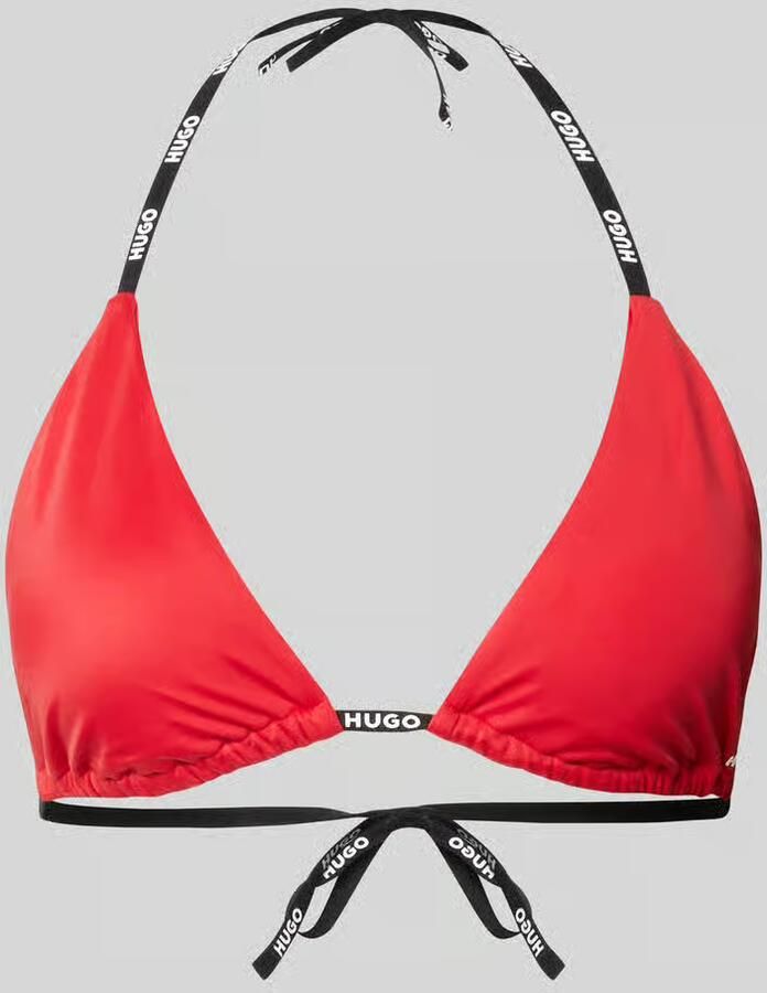 HUGO Bikinitop met logo-applicatie model 'PURE TRIANGLE' - Foto 2