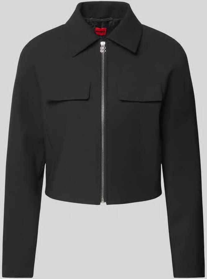 HUGO Blazer met gestileerde paspelzakken op de borst model 'Anero'