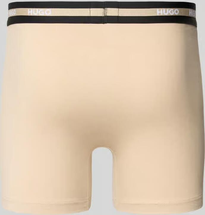 HUGO Boxershort met elastische logoband in een set van 3 stuks