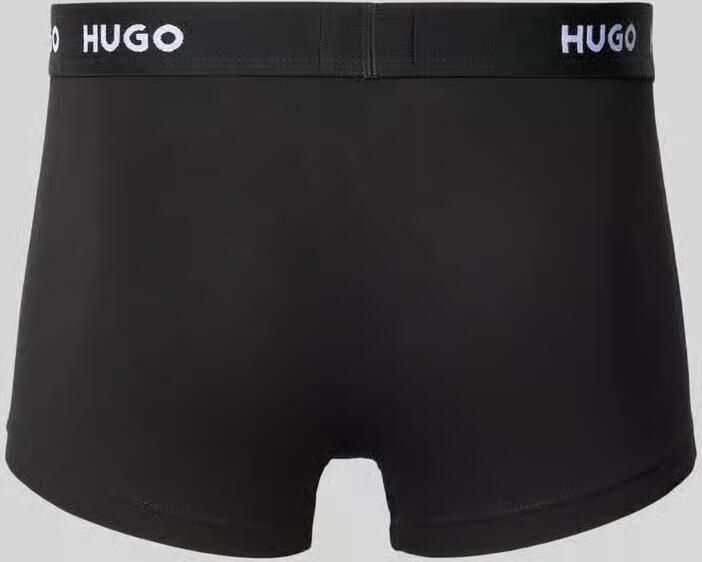 HUGO underwear Trunk TRIPLET PACK met logo-opschrift op de band (set 3 stuks) - Foto 3