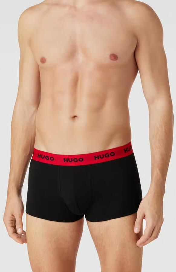HUGO Boxershort met labeldetails in een set van 3 stuks - Foto 2