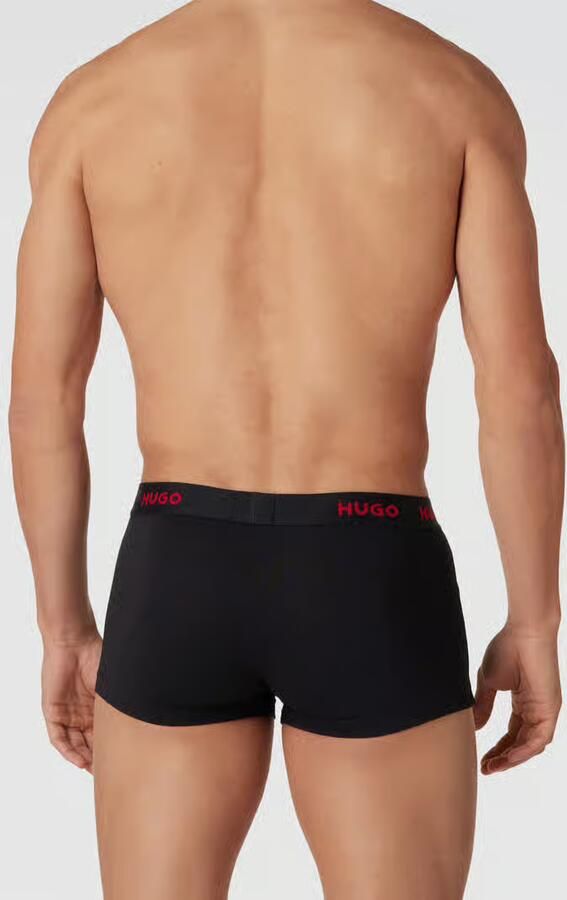 HUGO Boxershort met elastische band in een set van 3 stuks