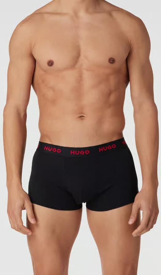 HUGO Boxershort met elastische band in een set van 3 stuks - Foto 2
