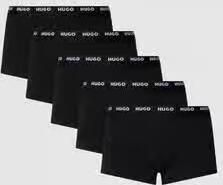 HUGO Boxershort met labeldetails in een set van 5 stuks - Foto 3