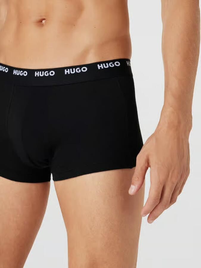HUGO Boxershort met labeldetails in een set van 5 stuks