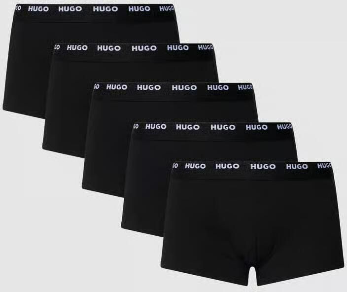 HUGO Boxershort met labeldetails in een set van 5 stuks - Foto 2