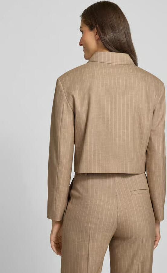HUGO Boxy fit blazer van flanel model 'ALERO'