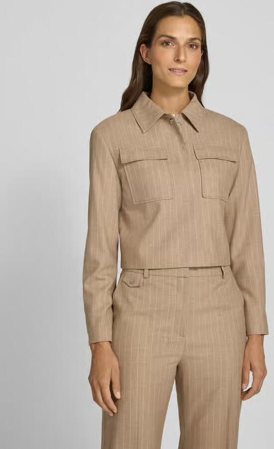 HUGO Boxy fit blazer van flanel model 'ALERO' - Foto 2