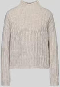 HUGO boxy fit gebreide pullover van katoenmix met mix van wol en alpaca model 'Safineyny'