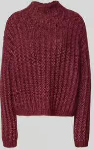 HUGO boxy fit gebreide pullover van katoenmix met mix van wol en alpaca model 'Safineyny'