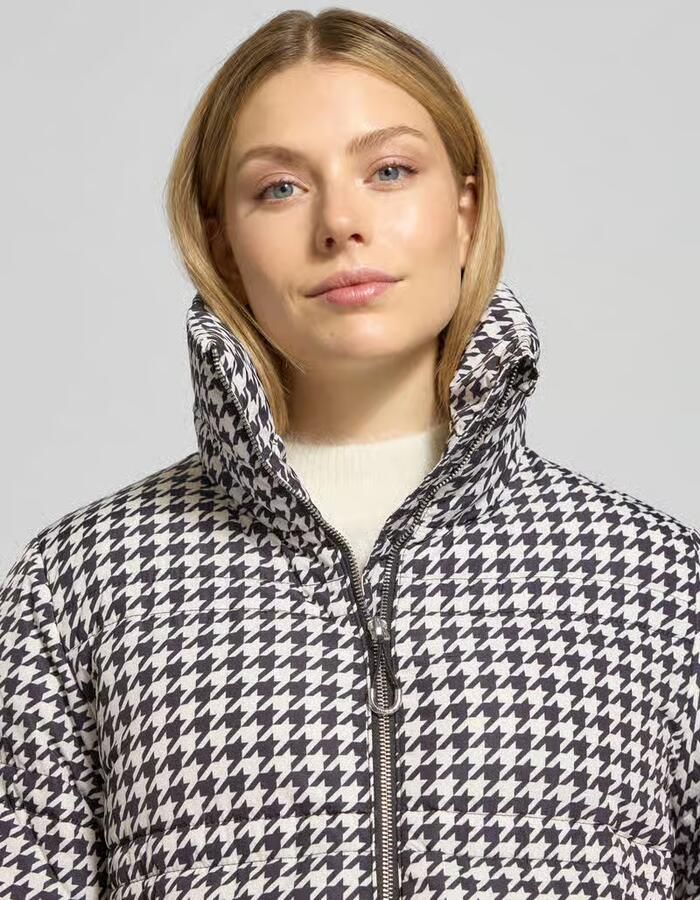 HUGO Boxy fit gewatteerd jack met vichy-motief model 'FILORA-1' - Foto 2