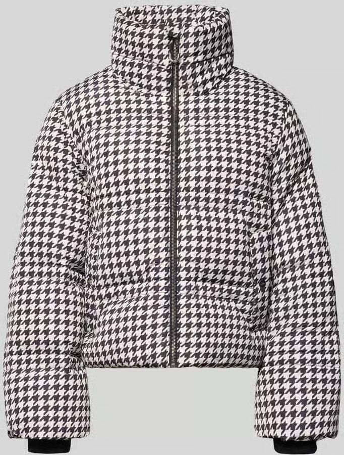 HUGO Boxy fit gewatteerd jack met vichy-motief model 'FILORA-1'