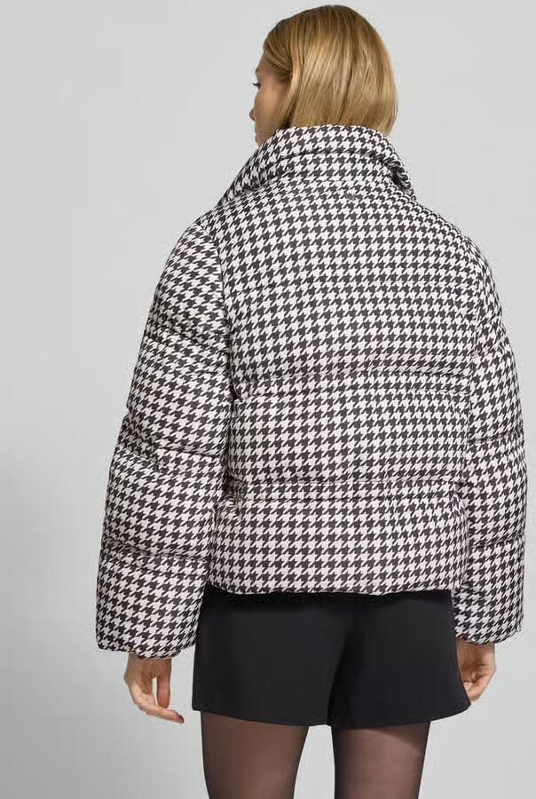HUGO Boxy fit gewatteerd jack met Vichy-motief Model 'FILORA-1' - Foto 3
