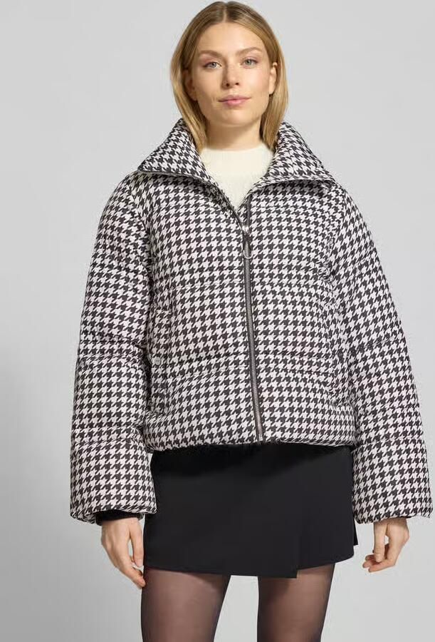 HUGO Boxy fit gewatteerd jack met Vichy-motief Model 'FILORA-1' - Foto 2