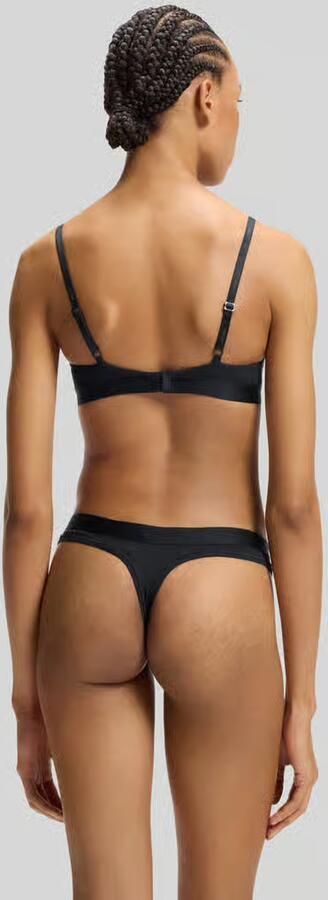 HUGO bralette met logodetail model ' HEART TRIANGLE' - Foto 3