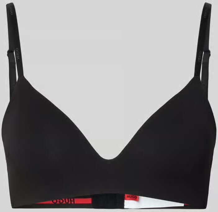 HUGO Bralette van katoenmix model 'GJ ID BRALETTE PAD'