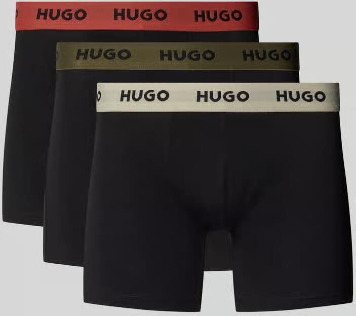 HUGO Broek & boxershort van katoenmix in set van 3 - Foto 2