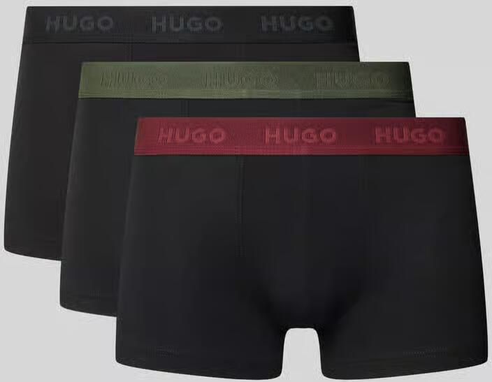 HUGO Broek & boxershort van katoenmix in set van 3 model 'TRIPLET PACK'