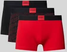 HUGO Broek & boxershort van katoenmix model 'TRUNK TRP GALAXY DES' in set van 3