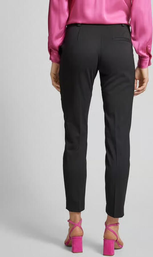 Hugo Boss Veelzijdige Cropped Broek met Splitten Black Dames