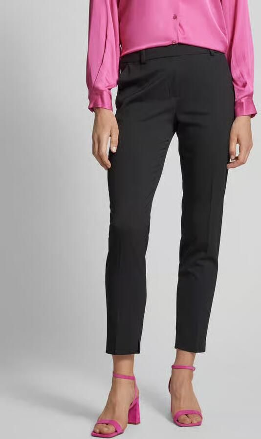 Hugo Boss Veelzijdige Cropped Broek met Splitten Black Dames - Foto 2
