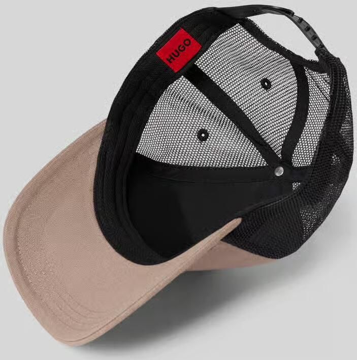HUGO Cap met mesh-inzetten en logodetail