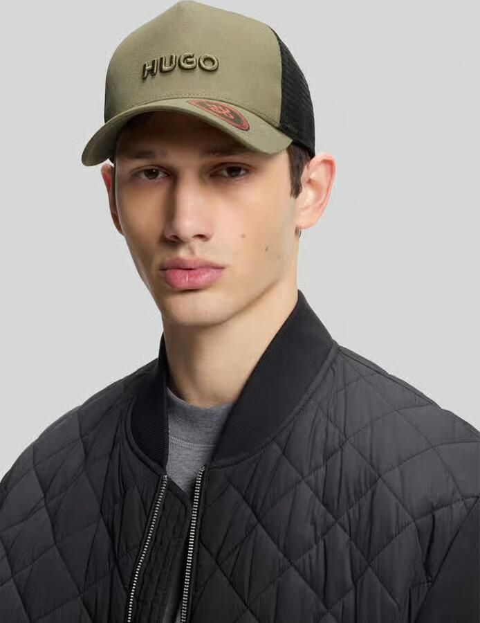 HUGO Cap van 100% katoen model 'MARSEL-TRUCKER'