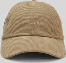 HUGO cap van puur katoen met labelstitching