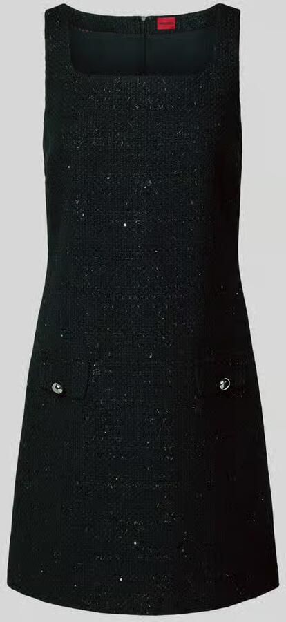 HUGO Cocktailjurk met katoen-aandeel model 'Kalife'