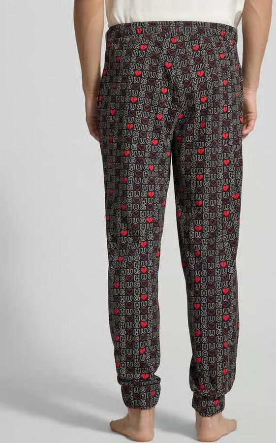 HUGO comfort fit pyjamabroek van puur katoen model 'AMORO' - Foto 3