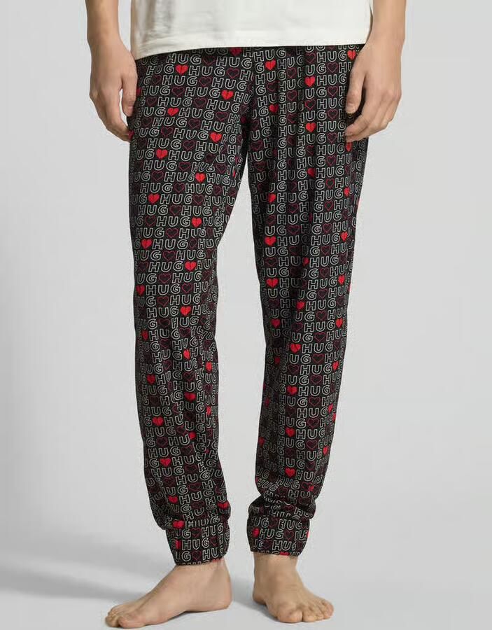 HUGO comfort fit pyjamabroek van puur katoen model 'AMORO' - Foto 2