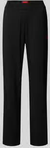 HUGO Comfort fit sweatpants van een mix van katoen en modal model 'SIGNATURE' - Foto 1